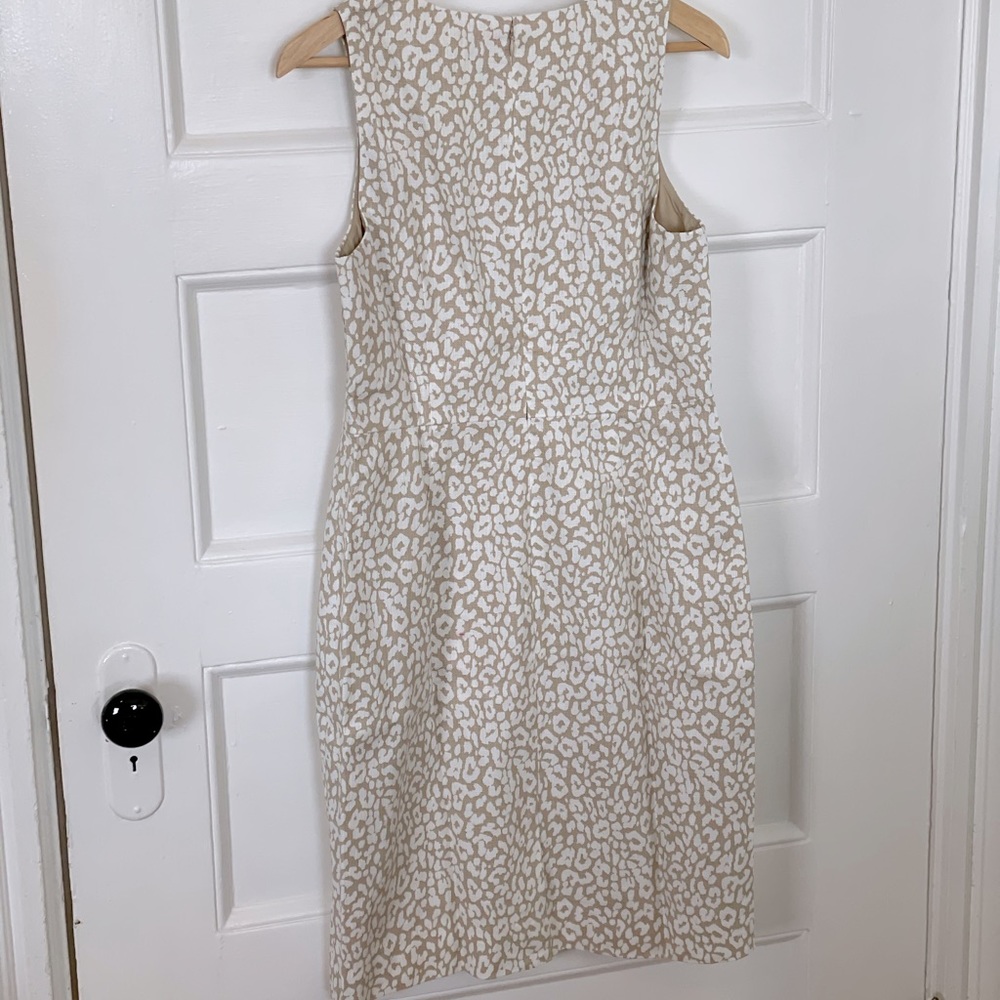 J.CREW FACTORY Leopard Print Sheath Dress - Women’s Size 10 - New With Tags - Picture 6 of 9